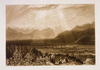 Catena delle Alpi da Grenoble a Chamberi, dal 